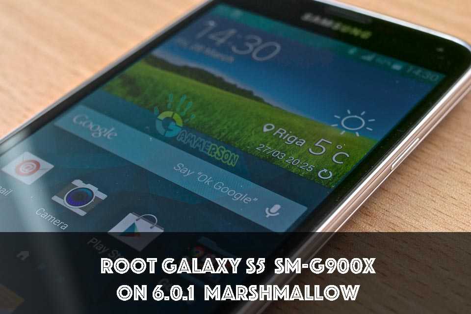 Root Galaxy S5 (SM-G900X) on 6.0.1 Marshmallow