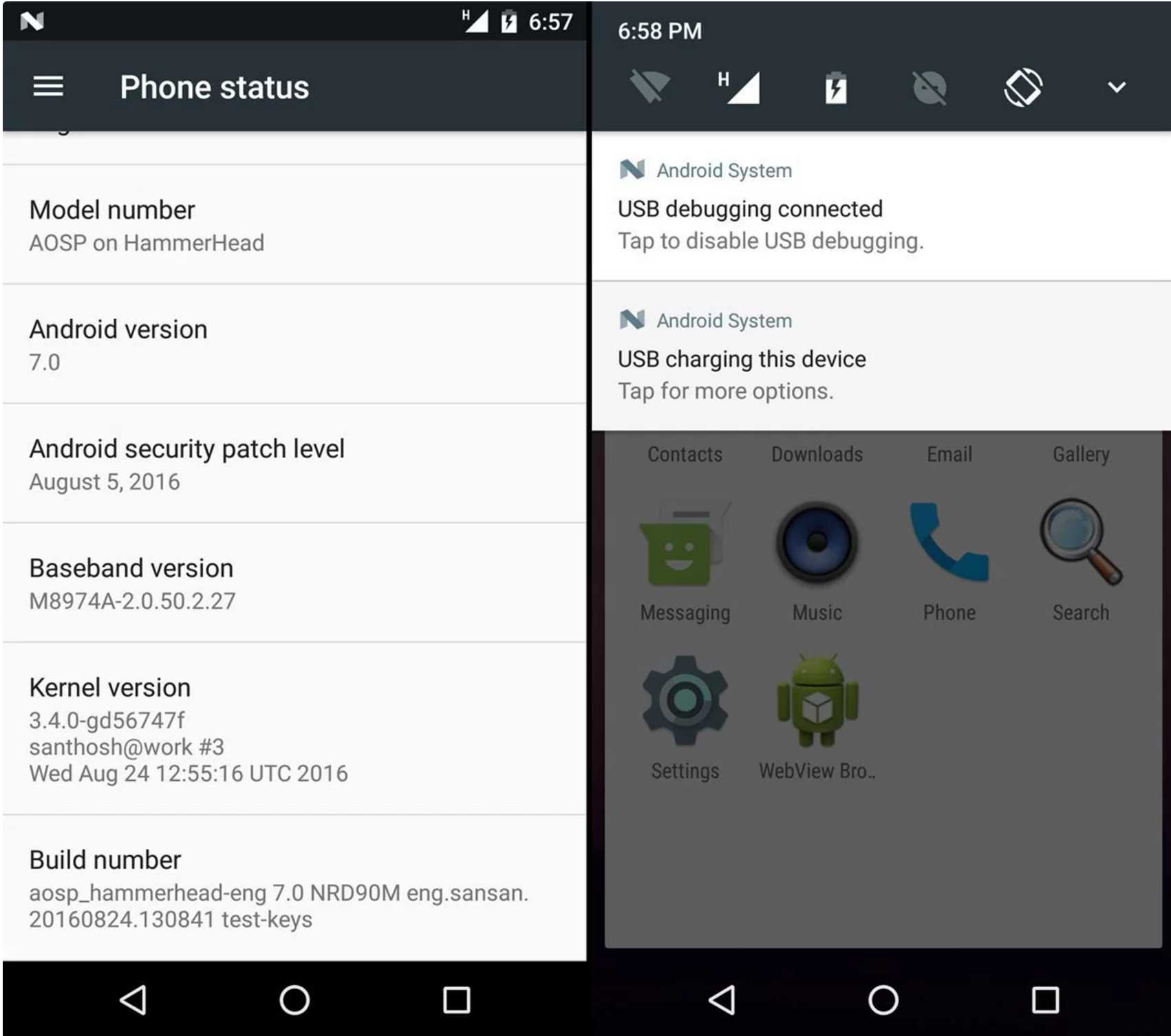 [Download] Nexus 5 Gets AOSP based Android Nougat 7.0 Custom ROM