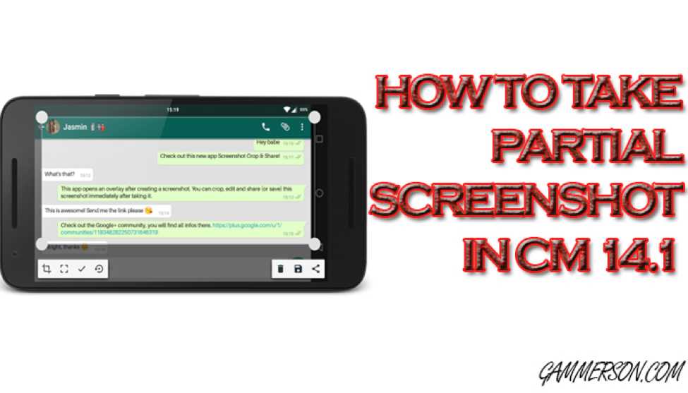 How to Install/Enable Paritial Screenshot in CM 14.1