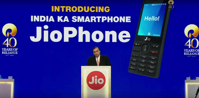 Reliance Jio 4G Feature Phone Launched For Free
