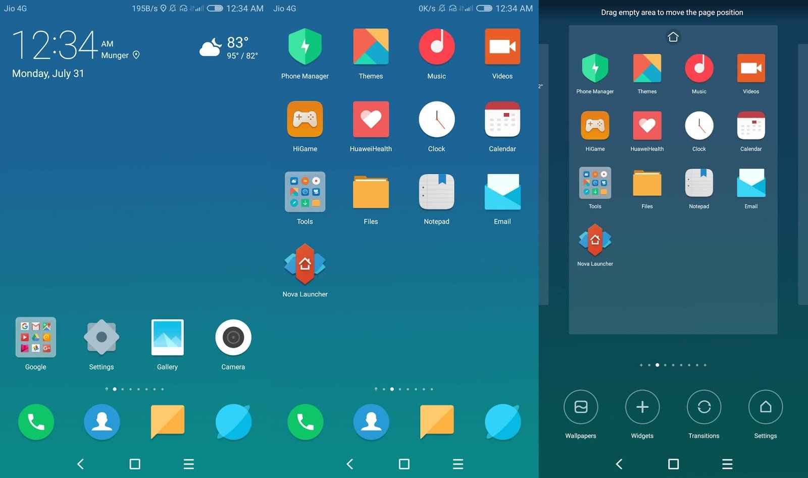 Download MIUI 9 Theme For EMUI 5.0 Devices